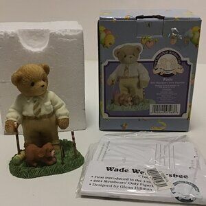 Cherished Teddies Bear Figurine Wade #CT 0041 Members Only 2004 10th Anniversary